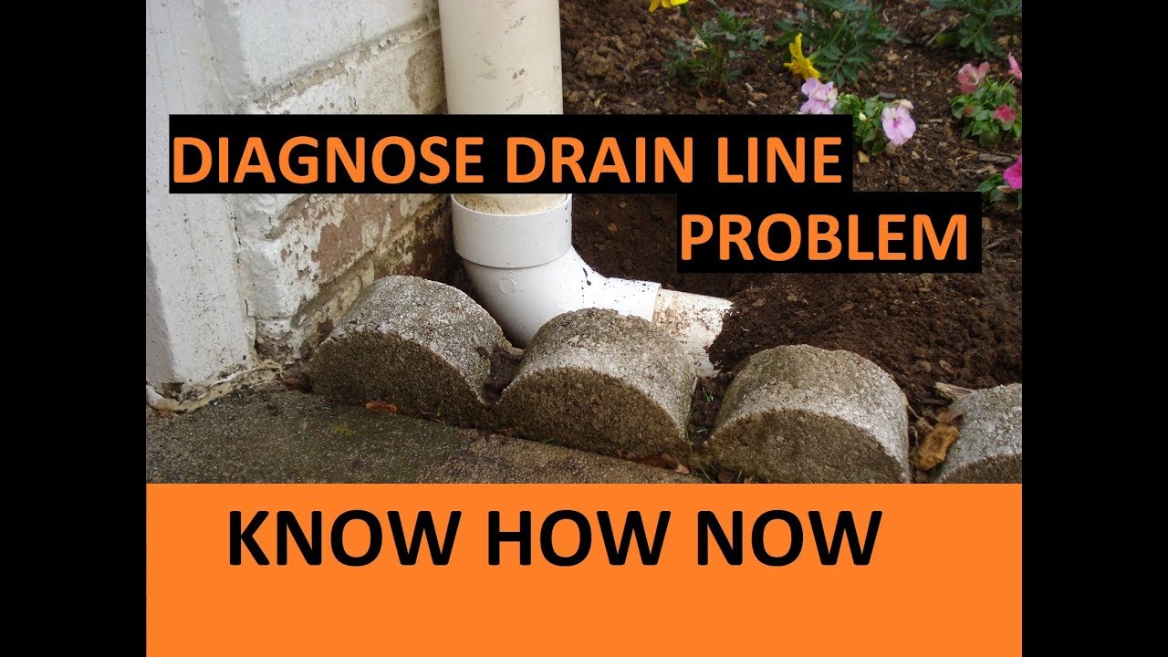 how to unblock underground drain pipe