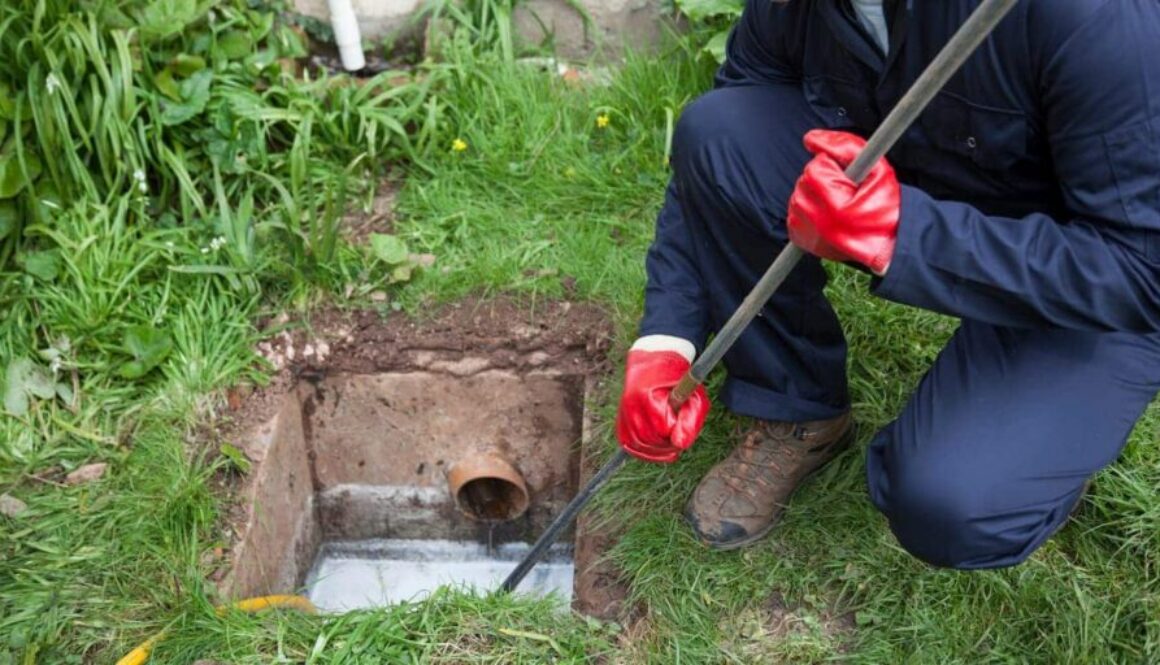 how to unblock a sewage drain