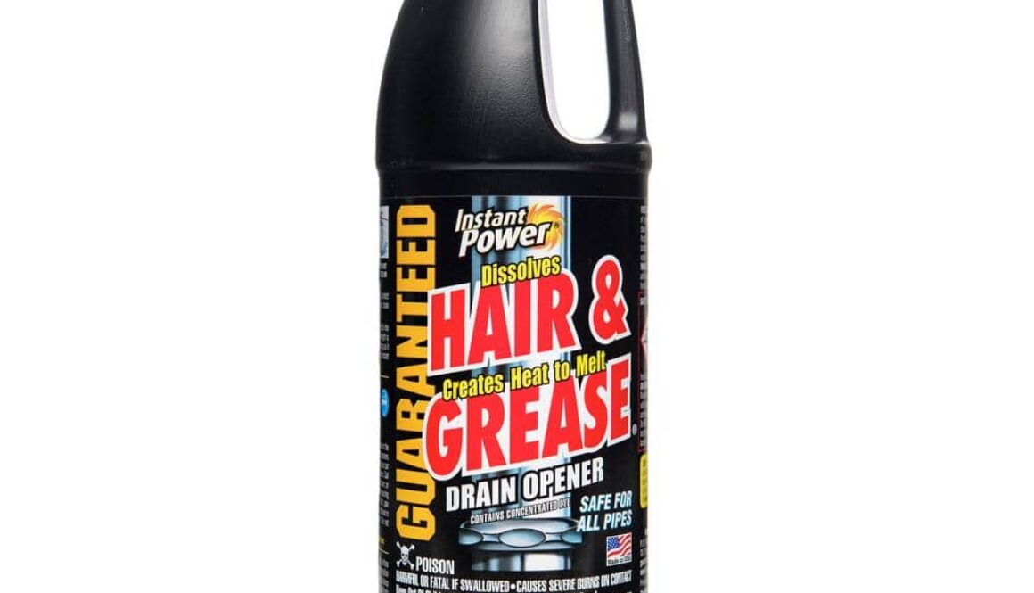 what drain cleaner dissolves hair