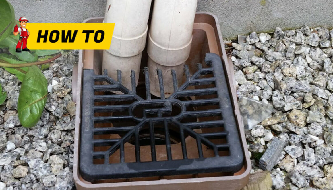 how to unblock outside drain